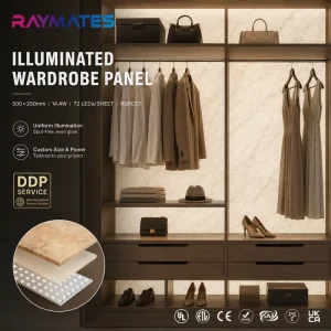 Flexible LED Light Sheet 24V RGBW RGBCCT 5in1 Optical Lens Cuttable LED Sheet Panel for Advertising Light Box Quartz Countertop