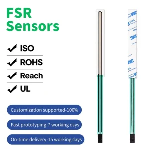 Flexible Thin Film Linear Displacement Sensor Resistive Linear Position Sensor Sensing Component for Smart Home