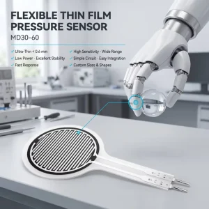 Flexible Thin Film Pressure Sensor MD30 60 10kg Force Sensitive Resistor FSR for Robot Gripper Smart Wearable Device