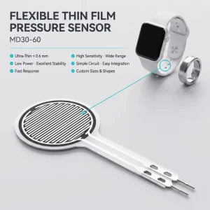 Flexible Thin Film Pressure Sensor MD30 60 FSR Force Sensing Resistor 10kg Waterproof Long Life for Smart Device Button
