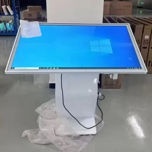 Floor Stand Self Service 43 Inch Android Windows Smart Lcd Panel Interactive All In One Machine Touch Screen Inquiry Kiosk