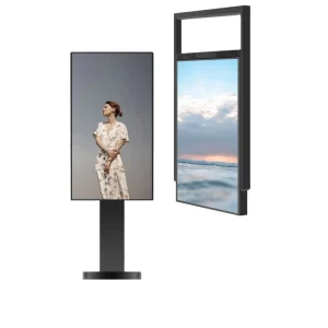 Floor Standing 43 Inch Android 7.1 System Advertising Digital Signage Display Touch Screen Kiosk Shop Window Screen