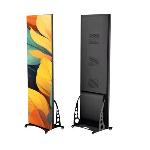 Floor Standing Indoor Led Display Retail Solution Wifi 4g Usb Led Poster Portable Digital Signage Smart Led Iposter