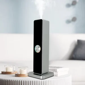 Floor Standing Phone Smart App Control Rechargeable Essential Oil LED Light Aroma Diffuser Air Purifier Freshener Smart Incense