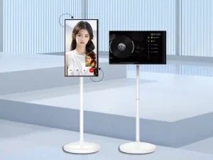 Floor Standing Rotatable Capacitive Touch Screen Smart Display with Android OS 22 32 Inch Sizes for Indoor Video Wall Wayfinding