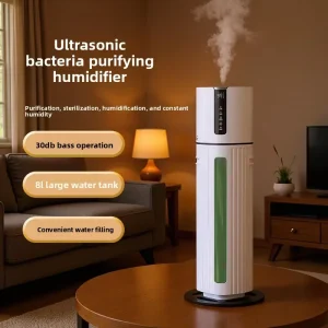 Floor standing Humidifier 6.1 10L Capacity 25W Constant Humidity Sterilization Fog Purification for Bedroom Living Room