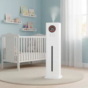 Floor standing Plastic Humidifier Large Mist Volume Household Silent Bedroom Smart Humidistat Air Humidifier