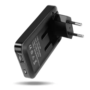 Foldable Flat Slim GaN Wall Charger Smart Features EU Standard for iPhone