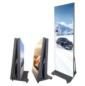 Foldable LED Poster Screen P2.5 IP65 Waterproof 4K Resolution Portable LED Display for Exhibition Event Display