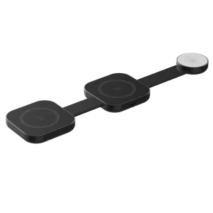 Foldable Wireless Charger 3 in 1 Magnetic Travel Wireless Charging Station for Multiple Devices Wireless Charger Pad
