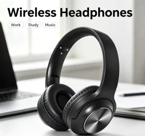 Foldable Wireless Over Ear Headset Ultra Comfort Fit Rich Stereo Sound Ideal for Gaming Online Meetings and Daily Chat Low MOQ