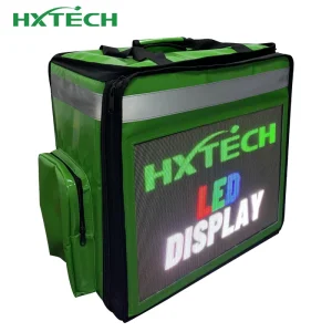 Food LED Display Delivery Box Smart Advertising Takeout Bag Food Cooler Box for Motorcycle
