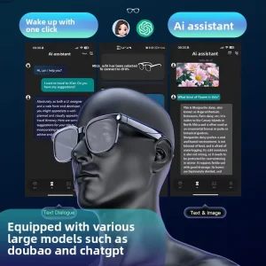 For Bestseller Smart Glasses 8MP Camera Photos Video AI Translation for Music ENC Call Noise Cancellation TR90 Frame