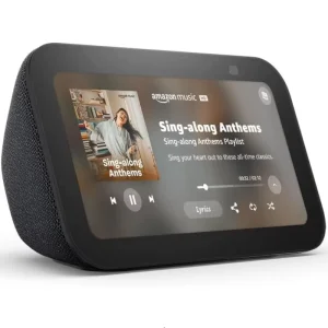 For Echo Show 5 (newest Model) Smart Display with Alexa Early Access 2x the Bass Clearer Sound Smart Home & Calendar Charcoal
