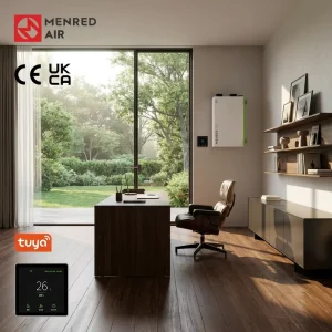 For G7 HRV Heat Recovery Ventilator Square Wall Mount 350m h Silent MVHR Unit H11 HEPA PM2.5 Purification CE UKCA Tuya APP
