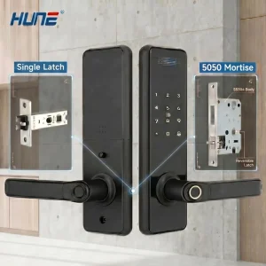 For High Precision Smart Lock with Cloud App Unlock Theft proof Password Aluminum Door Compatible for Residential Use