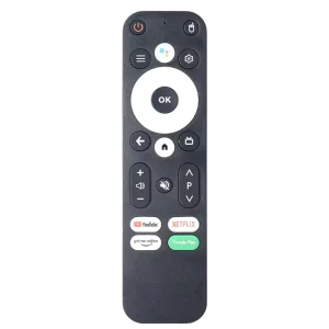 For MECOOL Youwei mi Homatics Remote Control KM7 Plus Smart TV Box 2.4G 5.0G BT 5.0 AV1 Google TV Remote Streaming Media Player
