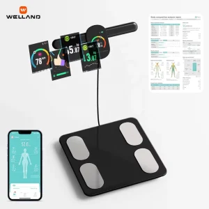 For Smart Body Fat Scale Digital Memory Home Bathroom Electronic Scale with Body Water Content Testing App USB Charging