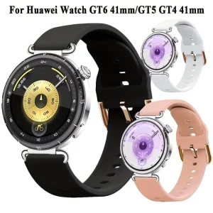 For Watch GT 6 5 4 18mm Silicone Strap 9 Colors Pin Buckle Multi Style Smart Wristband for Women