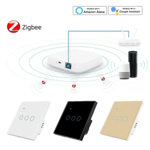 For Zigbee System for App Remote Control Smart Sensor Alexa & Google Home Compatible 220V Smart Light Schakelaar Interromper