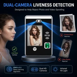 Free SDK Linux Face Recognition Biometric Access Control Product Time Attendance Machine With Cloud Software