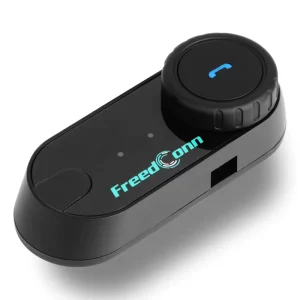 FreedConn New Easy Installation Helmet for 5.1+EDR Waterproof Headset and Wired Motorcycle Intercom