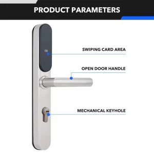 Frosted Surface Smart Electronic Door Lock for Hotel Guestroom