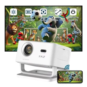 Full HD 1080P Smart Video Game Projector 350ANSI 4K Android Home Theater Cinema Wifi Digiatl Beamer Short Throw Mini Projector