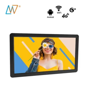 Full HD 1080p 21.5 Inch Smart Android CMS Software LCD Video Ads Monitor Screen Digital Signage Display