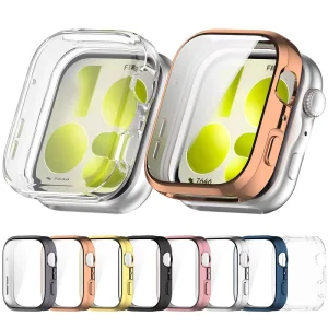 Full Screen Protector Bumper Cover Accessories for Huawei Watch Fit 5 Soft Clear Plating TPU Smart Watch Protective Case