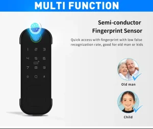 Full Smart Lock Series Including WiFi Fingerprint Locks for Wood/Steel Doors 300,000 Times Life Test App Control