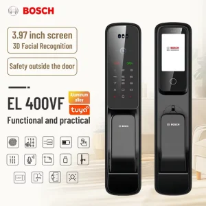 Fully Automatic Smart Lock Video Face Recognition Fingerprint Password Key Access Tuya App Wood Door WiFi Cloud