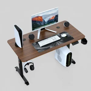 Futuristic Standing Desk with Single Motor and Memory Function for Modern Workspaces