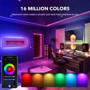 Fxpot Smart Led Light 11W Dimmable APP Wireless Sunrise Sunset RGB Group Control Music Magic Home Smart Phone