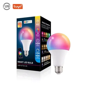 Fxpot Smart LED Bulb, New-Design Wireless Smart Home Alexa Light, 10W E27 RGB Bluetooth Bulb for Google Home