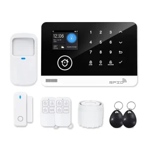 G03 WiFi+2G 4G Security Alarm System Kit Wireless Door Sensor RFID Card Burglar Remote Control Smart Home Security