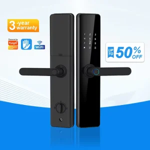 G08 OEM/ODM High Security Intelligent Door Lock Fingerprint IC Card Anti-theft Digital Password Smart Lock Door Smart Lock