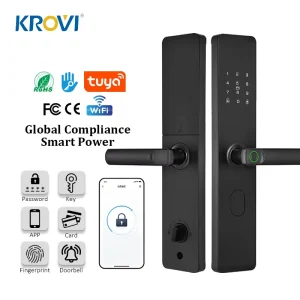 G09 Smart Locks for Front Door Electronic Keyless Smart Door Lock Wifi Fingerprint Ttlock Tuya Digital Door Smart Lock B2B