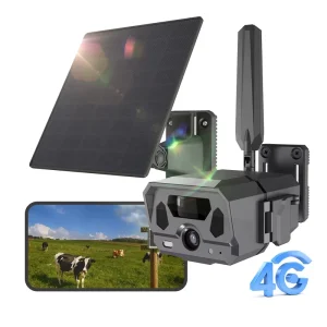 G100 2.7K 4G Lte Solar Security Camera AI Smart Human Vehicle Recognition Outdoor Two-Way Audio Camera