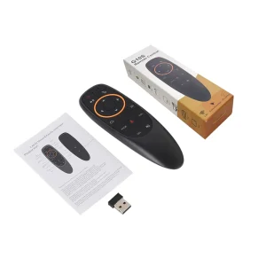 G10S Air Mouse 2.4GHz Wireless 6 Axis Gyroscope Android TV Box Remote Control with Voice Command and Rolling Code