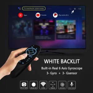 G10S PRO Air Mouse Multifunctional Smart Remote Control Gyroscope Mini LED TV Remote ABS Voice Control
