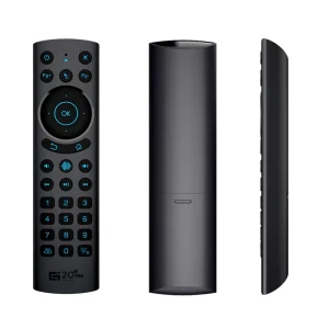 G20BTS Plus Blue Backlit IR Learning Air Remote Mouse for Android TV Box PC Pad Backlit BT 5.0 Voice Fly Mouse G20BTS PLUS