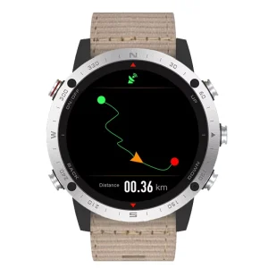 G5 GPS Fishing Sports Watch Fitness Tracker Navigation Smart Remind Eco-Friendly Plastic Stainless Steel 50m Waterproof
