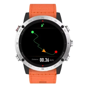 G5 PRO GPS Fishing Sports Watch Fitness Tracker IP68 Waterproof 5V Eco-Friendly Plastic Stainless Steel Smart Reminder