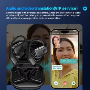 G5 Smart Voice AI Translator Earbuds 150 Languages Accents Real-Time Translation