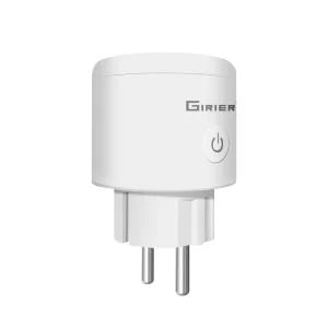GIRIER ZigBee 3.0 Alexa 4200W ZigBee Plug 20A Smart Outlet Socket EU with Power Monitoring Timer Function
