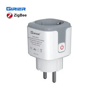 GIRIER ZigBee Socket Outlet with Power off State Memory Energy Metering EU 16A 100 250V Tuya Smart Plug