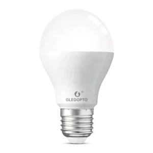 GL-B-007P E27 Dimmable Daylight Bulb, 6W RGBCCT Color-Changing Bulb, E26 Edison Smart Globe
