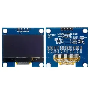 GLD 1.3-inch TFT LCD PMOLED Display Panel Module 128×64 4-pin I2C Interface SSD1306/SH1106 400 Brightness LED Backlight