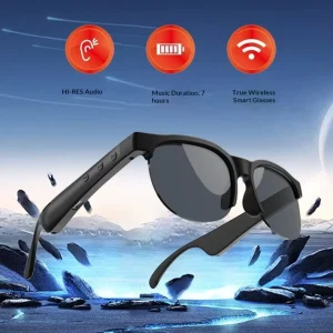 GM5 Smart Glasses Outdoor Sports Running Cycling Music Open-Ear Design AI Translation Wireless for Sunglasses
